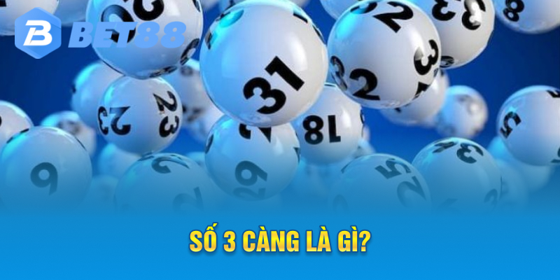Số 3 càng